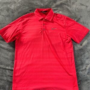 Nike Tiger Woods Golf Polo Shirt Size Medium